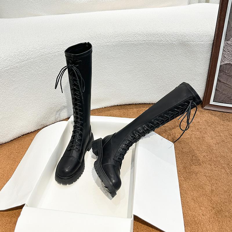 

Зимние новые ботинки Мартин на толстой подошве, женские ботинки рыцаря на толстой подошве, темпераментные белые высокие ботинки на шнуровке 40