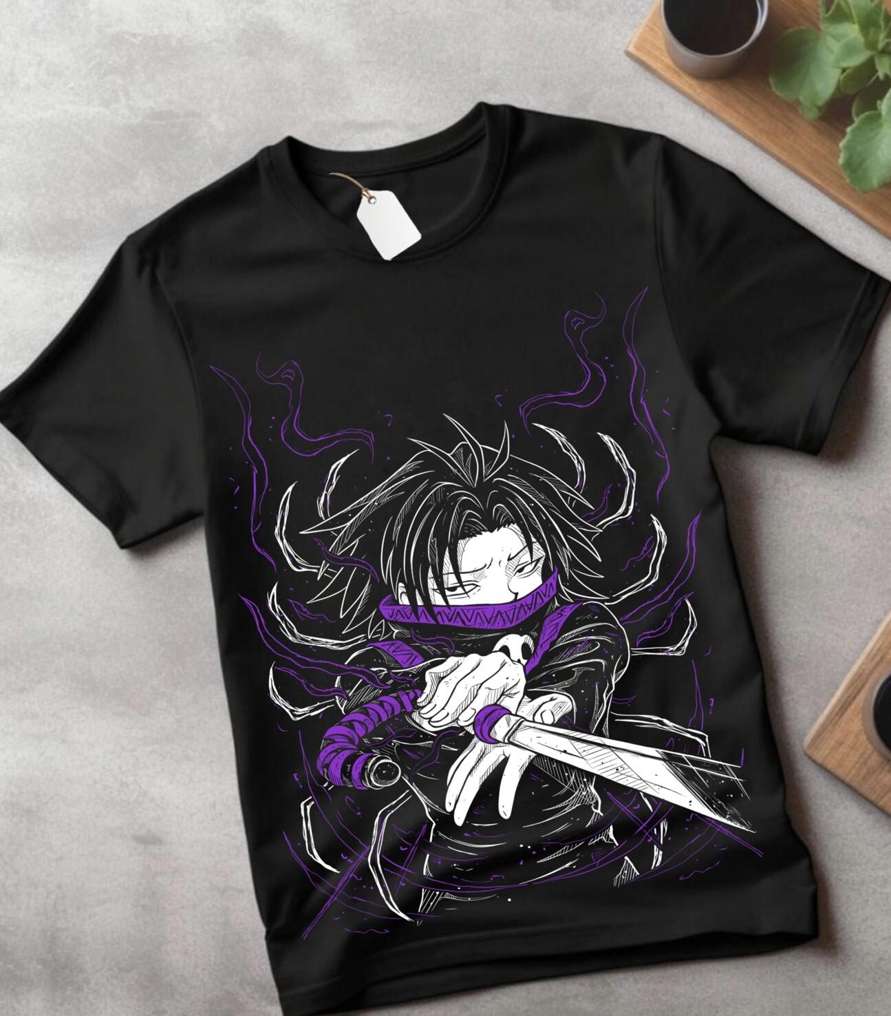 

Feitan T-Shirt Mens Womens Tees Top Hypland Hunter X Hunter Girt Portor Graphic Anime Shirt gift M