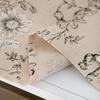 30x90cm Cotton Linen Microwave Oven Dust Cover Vintage Washing Machine Protective Dust Proof Hood Cover