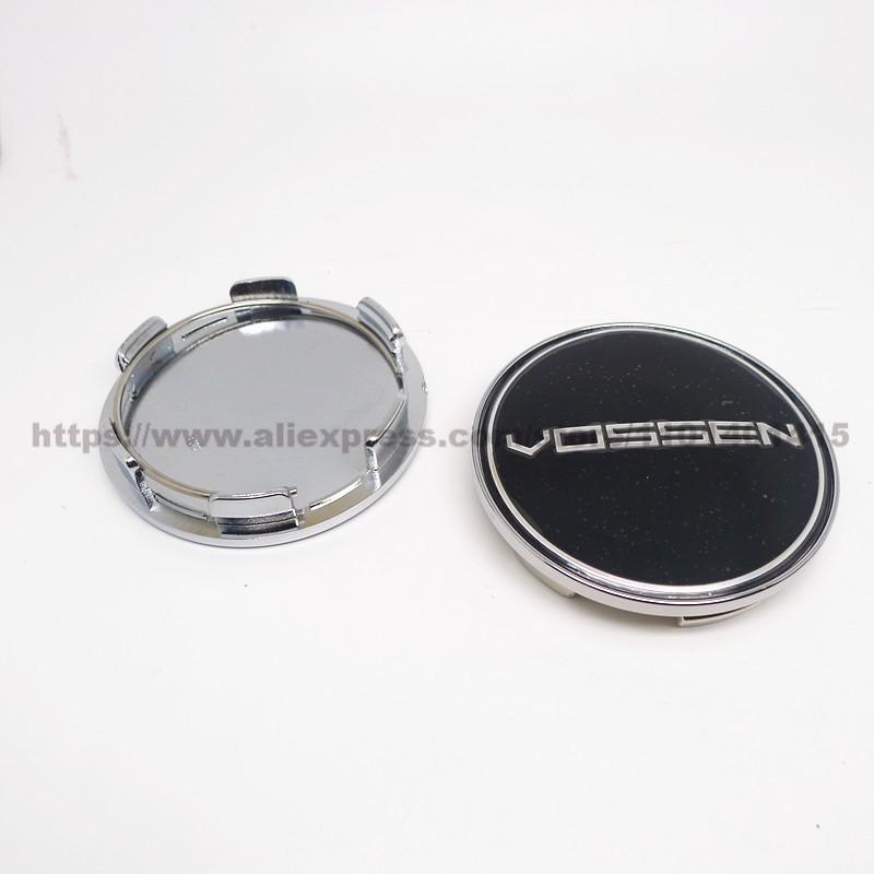 4pcs 68mm 63mm Vossen Wheel Center Cap Hub Car Rims Protective Hubcaps Dust-proof Plastic Cover