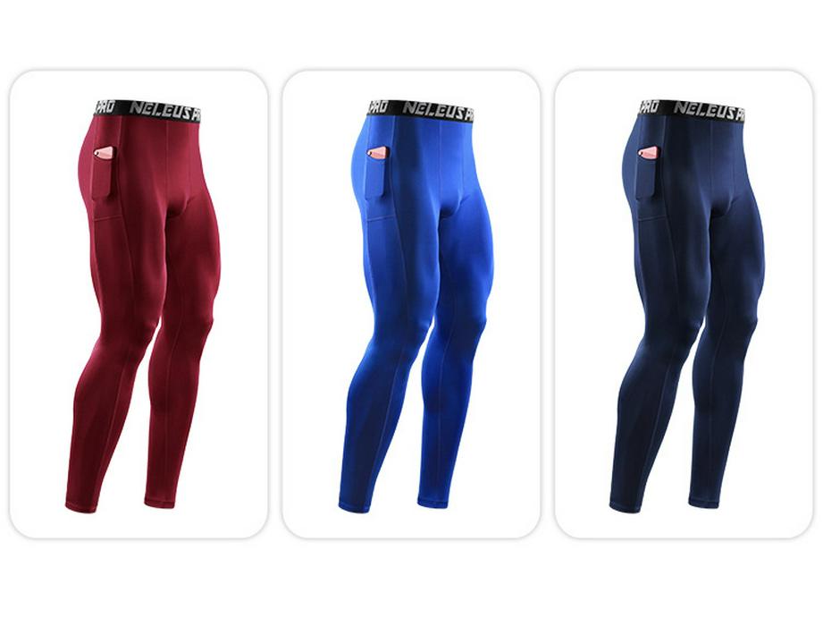 Men's Thermal Compression Pants - Quick-Dry, Base Layer for Running, Basketball, Fitness - Autumn/Winter