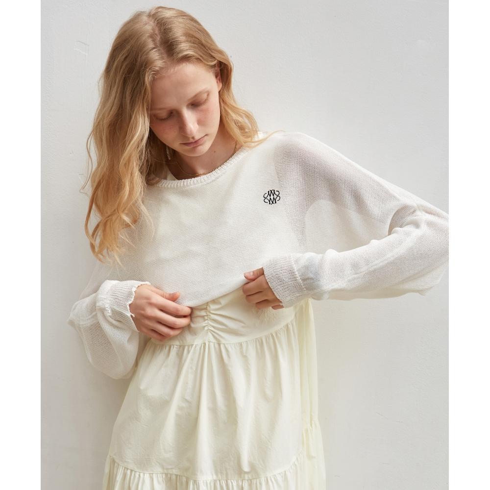 

NICK&NICOLE NICOLE ТРИКОТАЖНОЕ МНОГОСЛОЙНОЕ БОЛЕРО_БЕЛОЕ