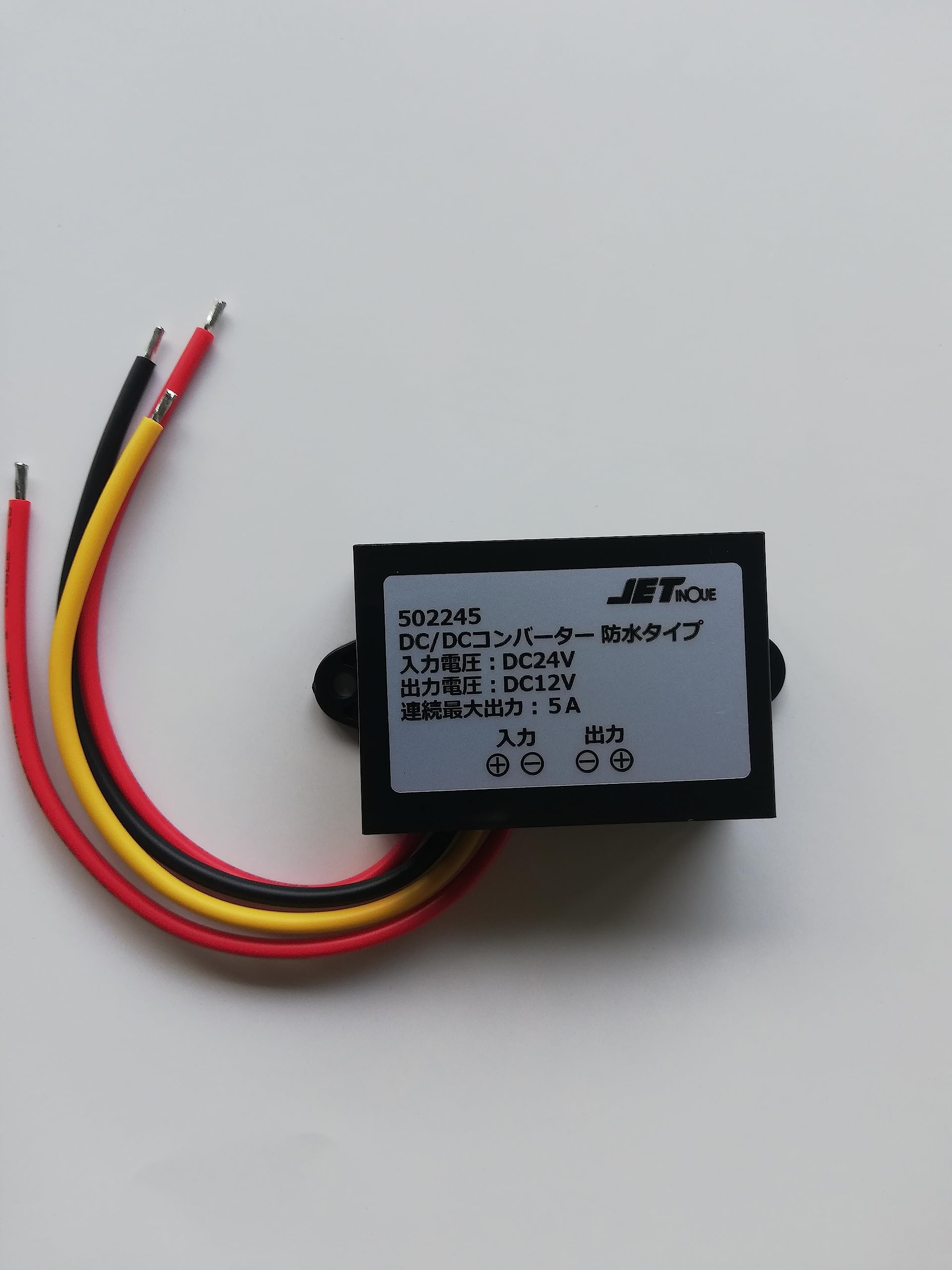 

Преобразователь DCDC JET INOUE 5A Водонепроницаемый тип 502245 DC12V-DC24V