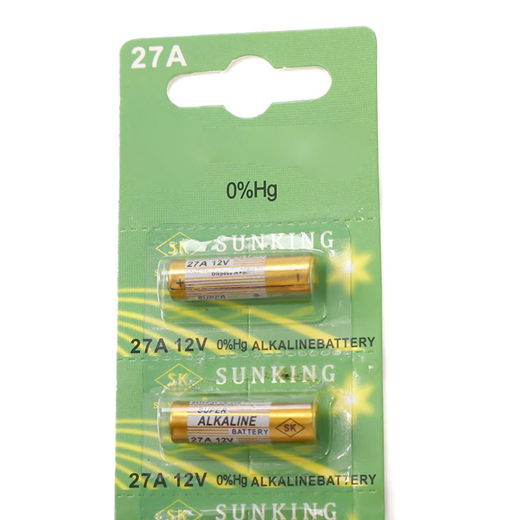 Vylepšené alkalické baterie 27A 12V, všestranné řešení napájení pro bezdrátové zvonky na dálkové ovládání, ochrana proti krádeži hraček
