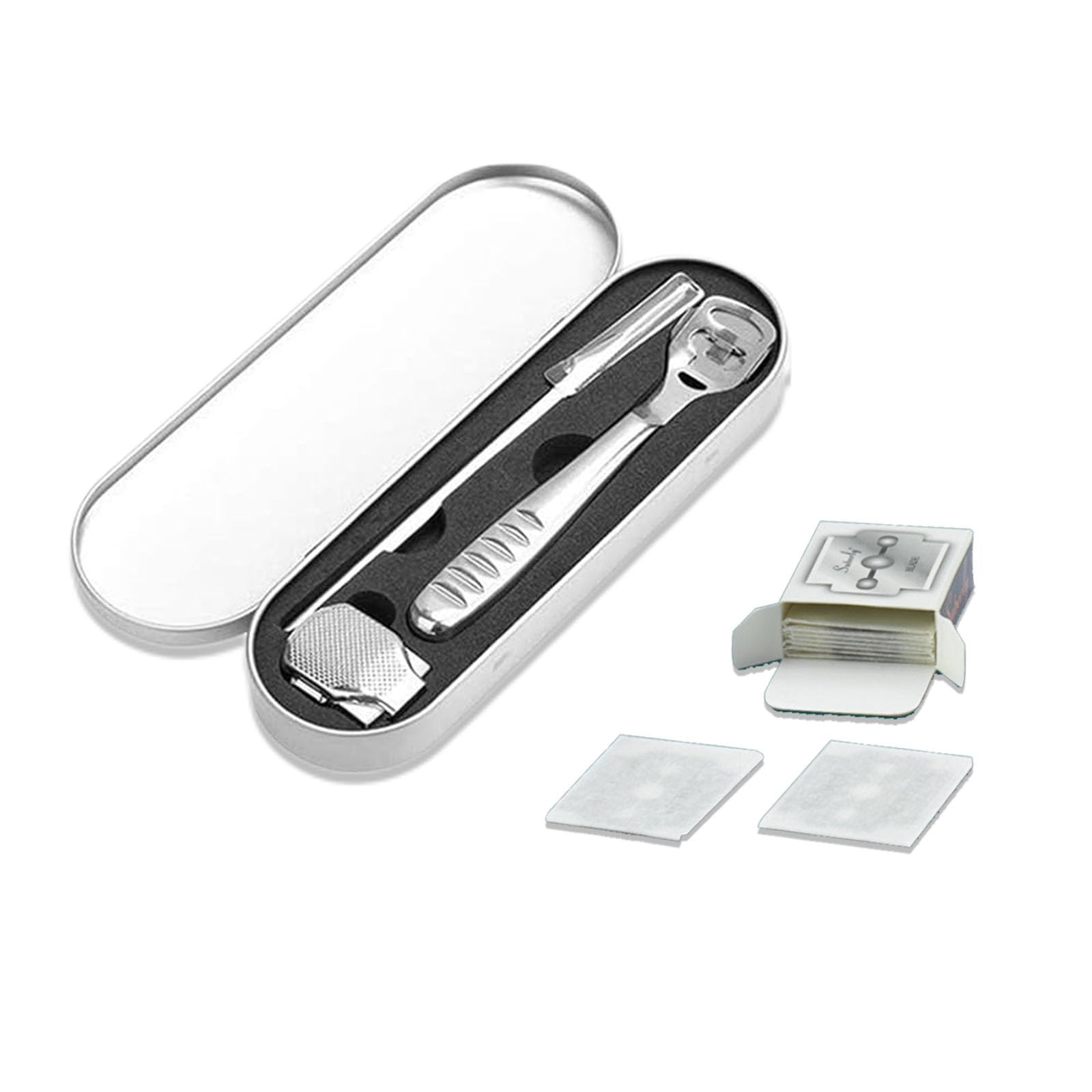 

Mirhua Stainless Steel Callus Removes Corns and Dirt from the Soles of Your and Removes Dead Includes 10 Replacement Blades Remover, Feet, Skin,