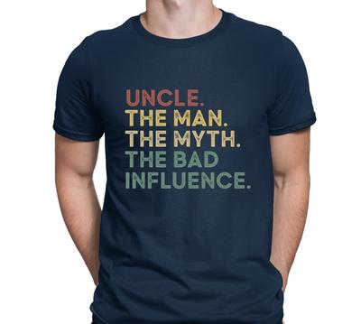 Onkel Geschenk T-Shirt Der Mann Mythos Legende Lustiges Familien T-Shirt Vatertag Papa Herren Top