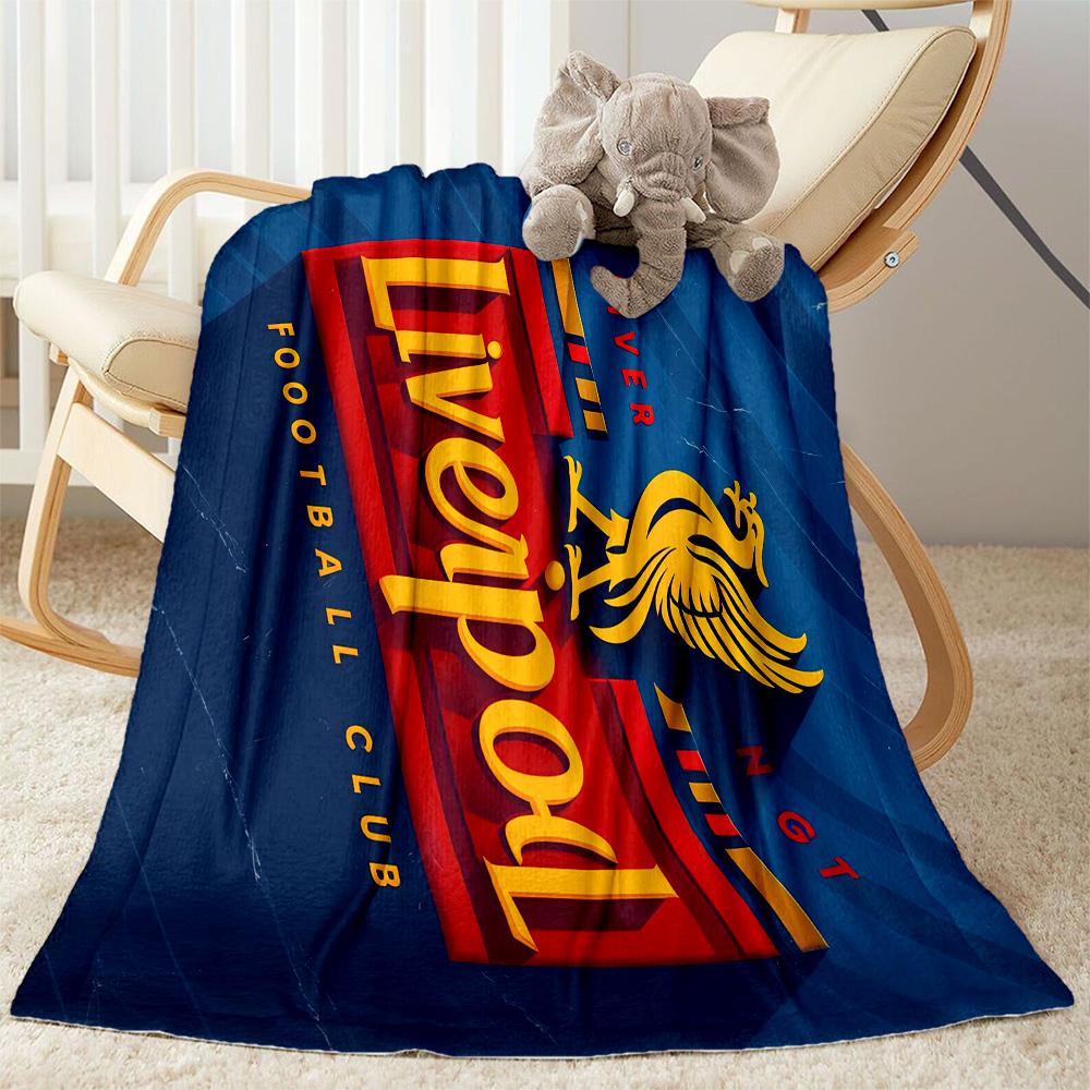 Liverpool Football Club Blanket Durable Comfort Perfect For Seaside Chair Couch Four Seasons Universal Playful Design