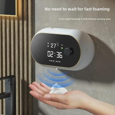 W2 Automatic Wall-Mounted Intelligent Foam Hand Sanitizer Dispenser with Induction Charging
