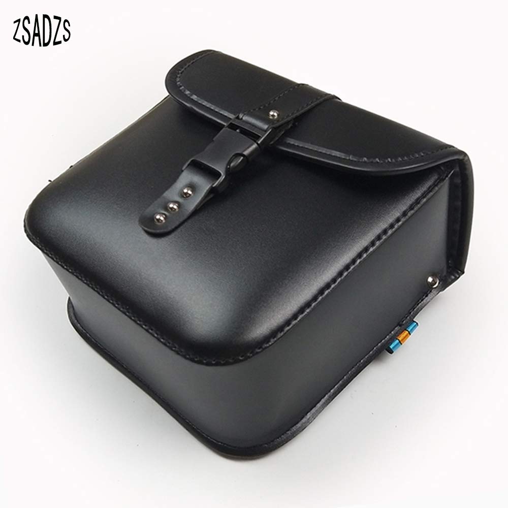 ZSADZS Motorcycle Waterproof Side Set of Tool Touring Saddlebags Bags, 2, Black, Bags, Bags, (Black)