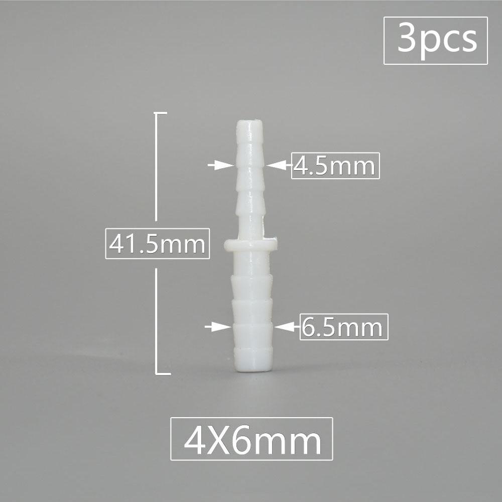 4/6/8/9/10/11/12mm PE Food Grade Direct Reducing Barb Connectors Aquarium Tank Air Pump Adapter Irrigation Hose Joint