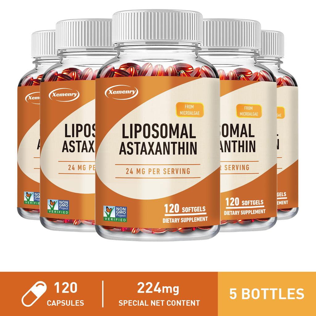 XEMENRY 24 mg Kapsułki z Astaksantyną Liposomalną - Zdrowie Komórek