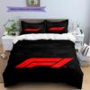 Formel 1 Muster Bettwäsche, Steppbett Set Bettbezug Kissenbezug Zuhause Geburtstagsgeschenk (1 Bettbezug + 2 Kissenbezüge, ohne Füllung)