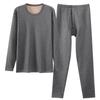 Lambswool-Enhanced Thermal Men's Base Layer Set – Thick, Plush, Cold-Proof Underwear for Autumn and Winter