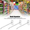30pcs Supermarket Hook Iron Grid Shelf Hook Jewelry Display Shelf Hook 3.5mm Thickness