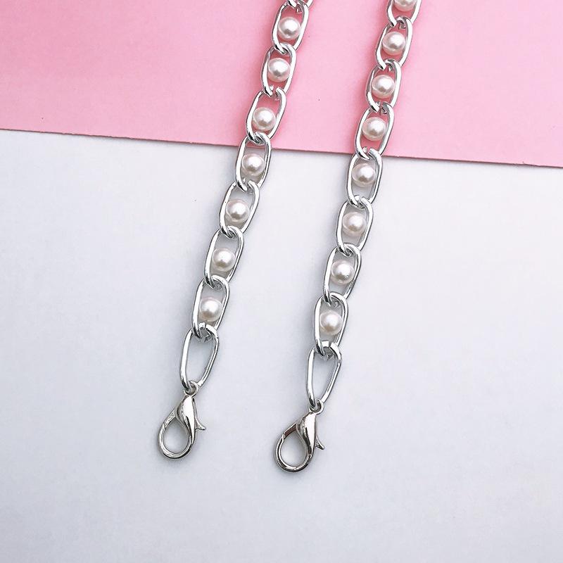 Metalowy łańcuszek do telefonu crossbody odporny na upadki z klipsem i smyczą 125 cm