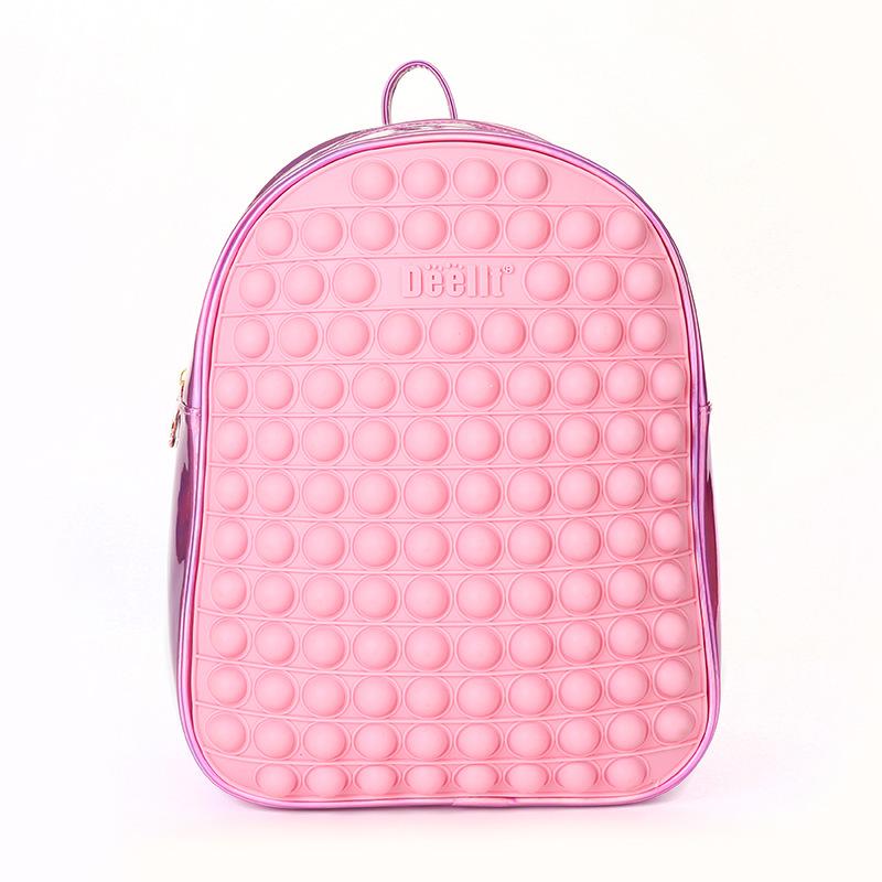 Backpack Mouse Buster: Decompression Bubble Fun Silicone Schoolbag for Kids