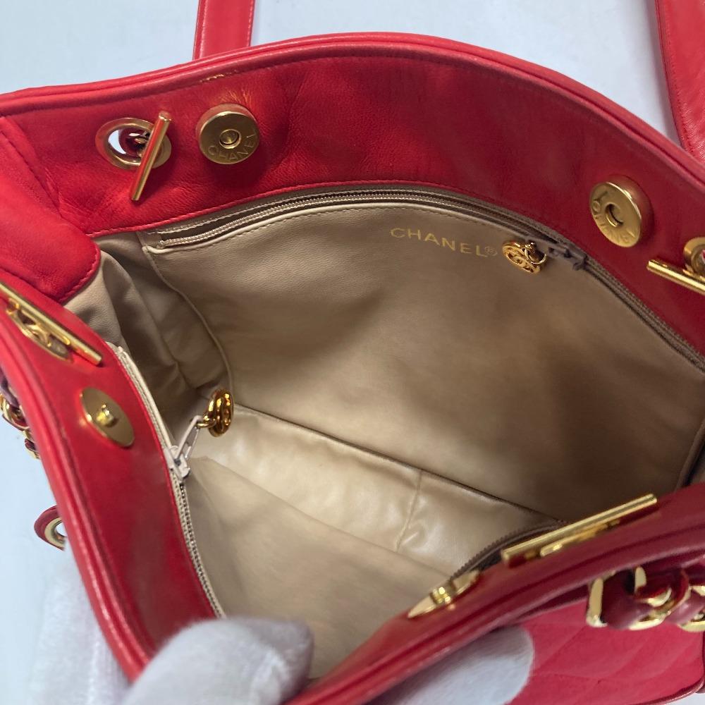 CHANEL Vintage Cocoball Matelasse Quilted Chain Bag Shoulder Bag Tote Bag