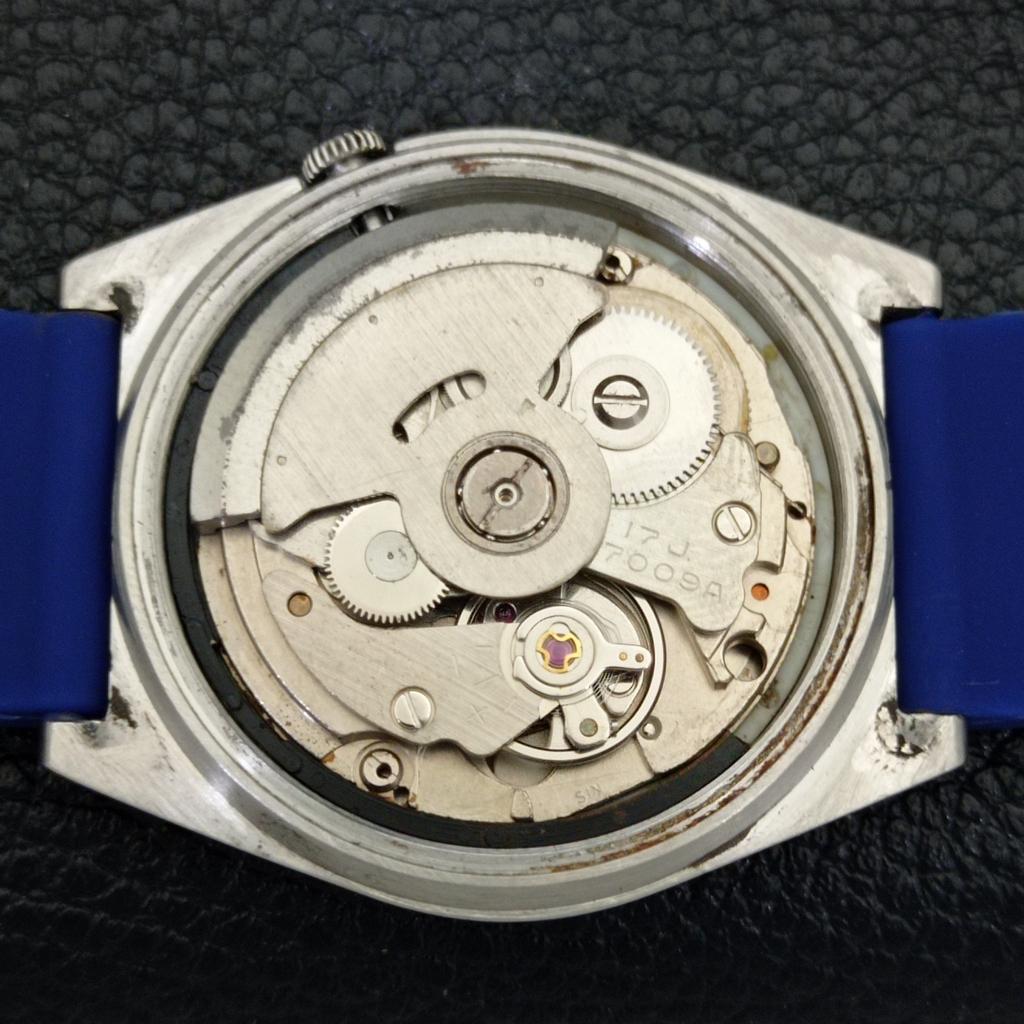 SEIKO VINTAGE AUTOMATIC 7009A JAPAN MENS FERRARI DIAL WATCH a700519-5