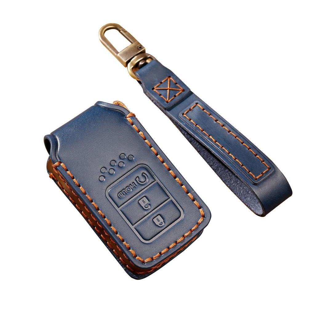 Car Key Cover Is Suitable for Honda Key Cover Civic Accord Handmade Leather Key Cover