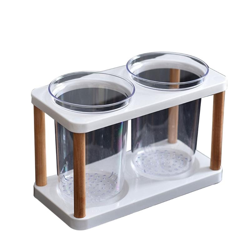 

Sturdy Plastic Chopsticks Holder Practical Wood Rack Chopsticks Rest Organizers Offers Elegances And Durability 1