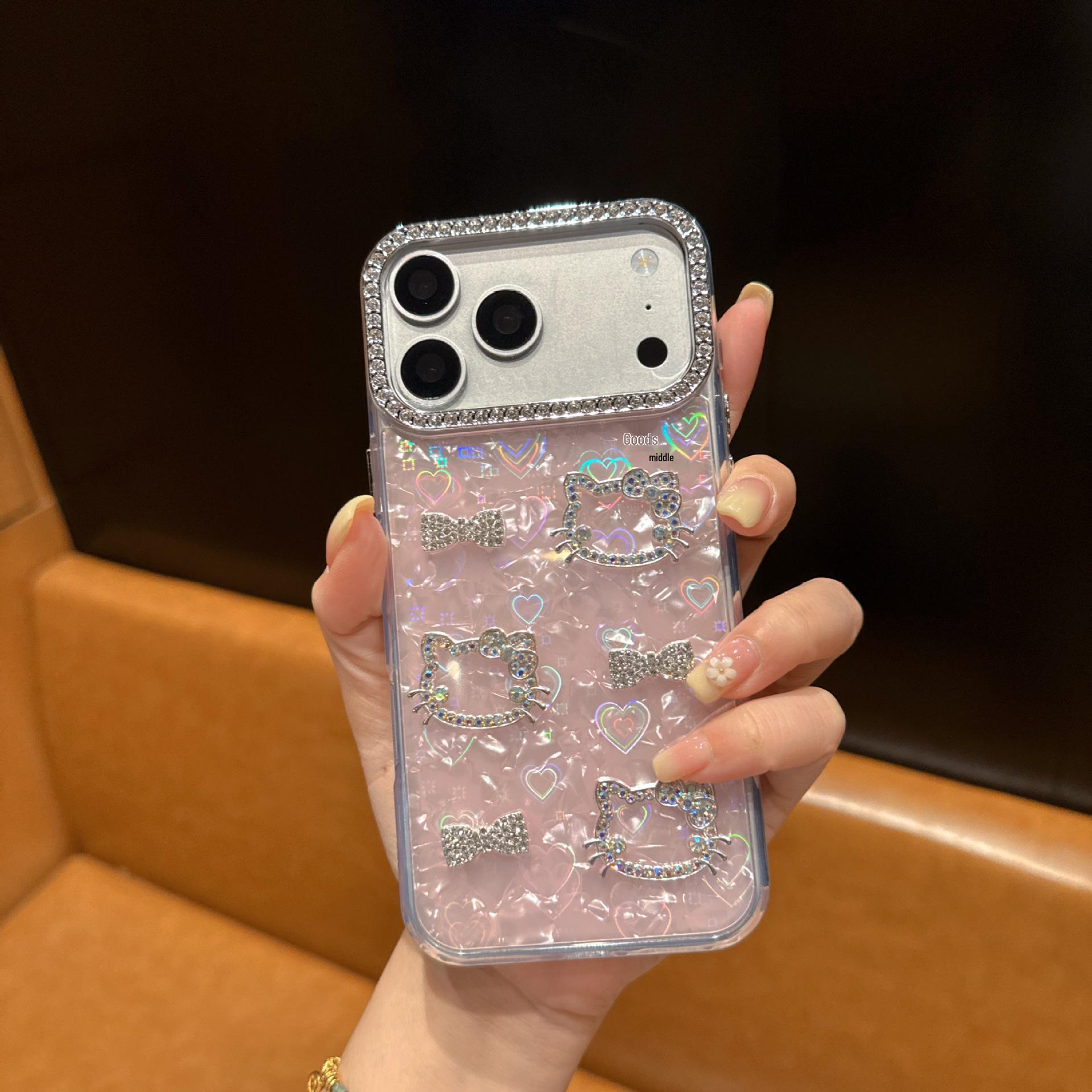 

Diamond Pendant Set for Oppo Reno15 Pro and FindX9 Pro/A6 Pro/A5 Vitality Phone Cases (4 Pieces) oppo A5X