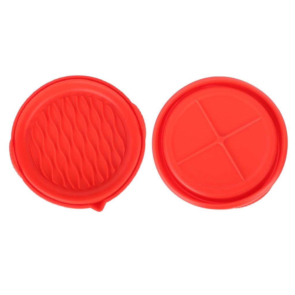 Fryer Silicone Liner Foldable Round Wavy Stripe Heat Resistant Reusable Fryer Pot for Fryer Accessory