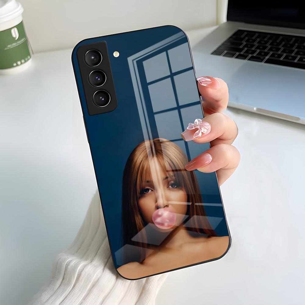 Singer Pink P-Pantheress Phone Case For Samsung A56 A36 A26 A16 A15 A25 A35 A55 A14 A34 A24 A54 Glass Case