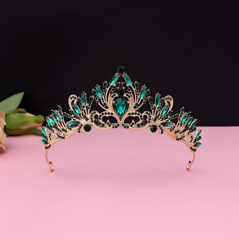 Bridal Crown Wedding Tiara - Korean Style Princess Birthday Headpiece for Women