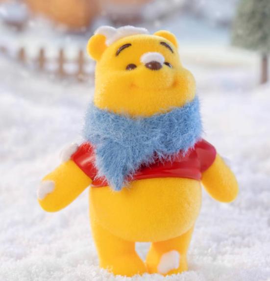 Heiß Original Winnie Puuh Fröhliche Zeit Serie Beflockung Blind Box Schreibtischverzierung Niedlich Und Charmant Winnie Überraschungsbox Geburtsdatum Geschenk