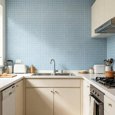 2 szt. Retro Naklejki na Płytki Ścienne, Samoprzylepne Naklejki na Płytki 3D, Wodoodporne Naklejki Ścienne, Naklejki Backsplash do Kuchni Łazienki Ściany, do Odklejania i Przyklejania