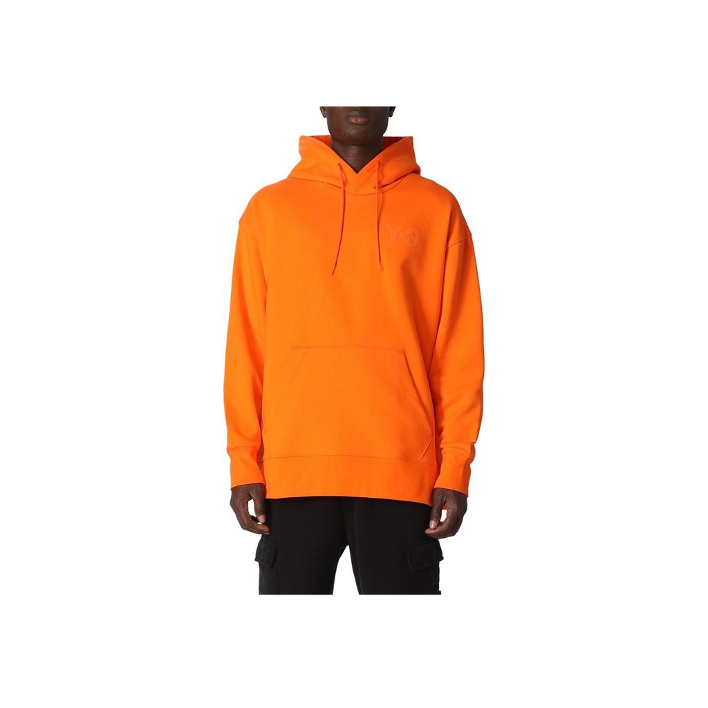Adidas Y-3 Classic Chest Logo Hoodie Orange Women Streetwear HT4498