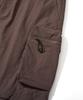 Kallapataleu Nylon Belted Back Out Pocket Cargo Pocket Shorts - Brown