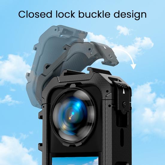 Camera Frame Case with Magnetic Quick-Release Base Anti-Fall Enclosed Lock