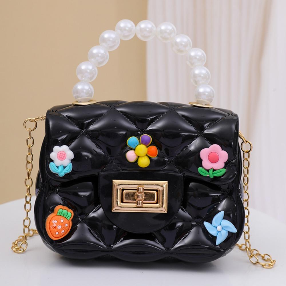 Ručne vyrobená záplata DIY mini taška reťazka crossbody taška princezná taška detská peňaženka na drobné gélová taška