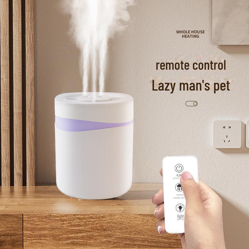 Dual-Function Humidifier and Night Light with Remote Control – Silent, Large-Capacity Aromatherapy Device for Bedroom