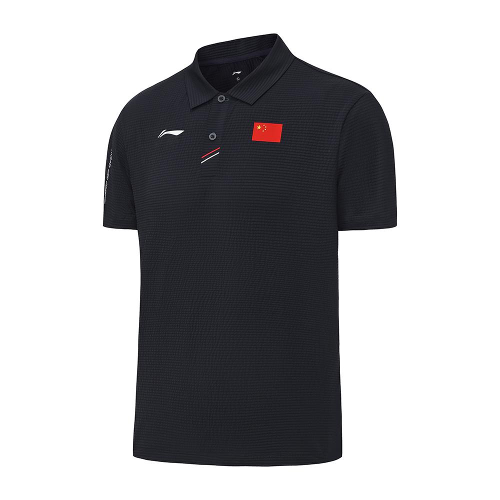Li Ning Honor Gold Logo | 2026 Spring Summer Short Sleeved Polo Shirt Unisex APLW459 2XL