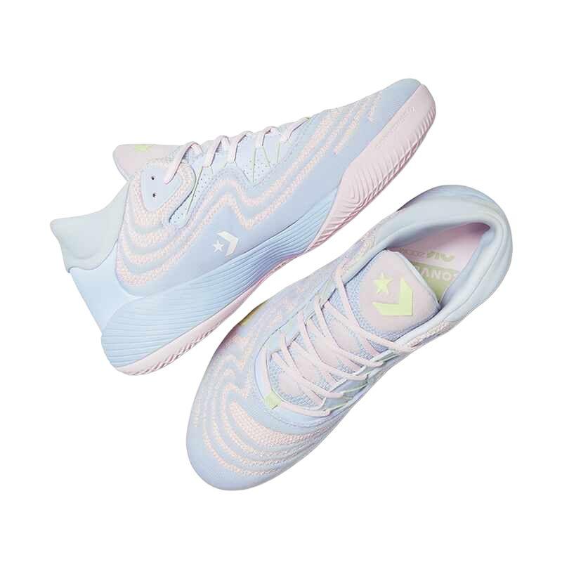 Converse All Star BB Shift Versatile Comfortable Durable Non-Slip Low-Top Basketball Shoes Men Sneaker Pink Blue A10596C