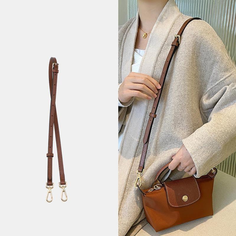 48inch Handbag Shoulder Strap Replacement PU Leather Strap for DIY Lady Purse Crossbody Bag Adjsutable Strap with Buckle