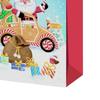 Giftmaker Cute Santa & Friends Woven Christmas Gift Bag