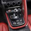 ABS Carbon Fibre Center Console Gear Shift Control Frame Gearshift Panel Cover For Jaguar F-TYPE 2013-2026 Car Accessories