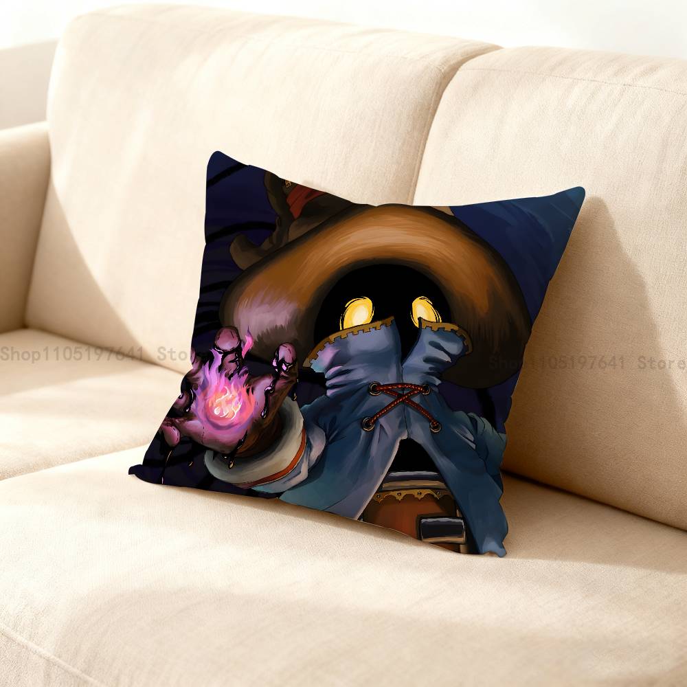 Moogles F-Final Fantasy Vivis Kissenbezug Für Sofa Dekor Auto Büro Raum Druck Kissenbezug Dekorationen und Schutz