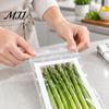 Washable Snack Bags Reusable Fresh-keeping Bags, Extra Long Sealable Food Storage Double BPA Free Containers Layer Leakproof Seal Plastic for