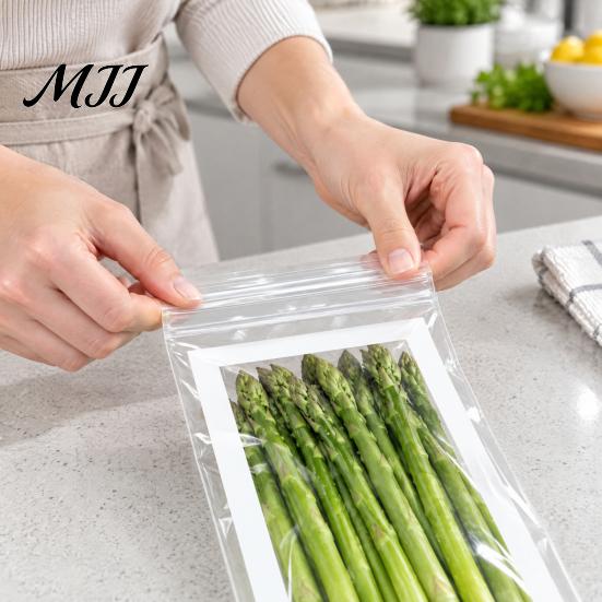 Washable Snack Bags Reusable Fresh-keeping Bags, Extra Long Sealable Food Storage Double BPA Free Containers Layer Leakproof Seal Plastic for