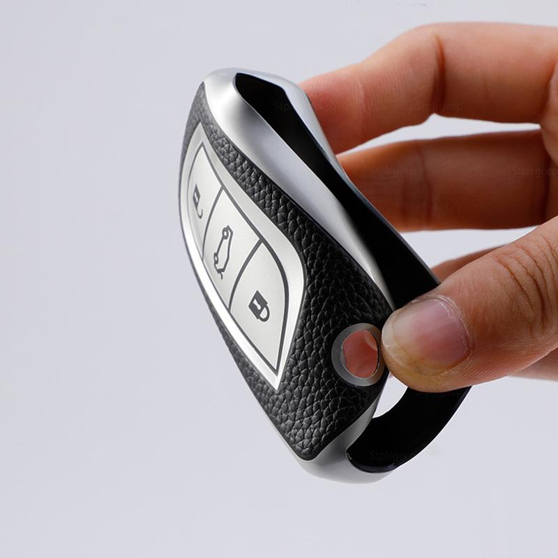 HOT Leather TPU Car Key Case Cover For BMW X1 X3 X5 X6 Series 1 2 5 7 F15 F16 E53 E70 E39 F10 F30 G30 G38 Car Key Shell