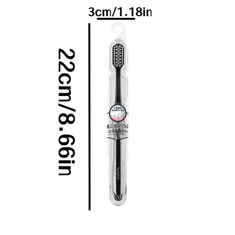 3/6Pcs Adult Toothbrushes for Outdoor Travel, Convenient Toothbrushes, Essential for Home Use, Deep Cleaning Toothbrushes, Great Gift for Holiday