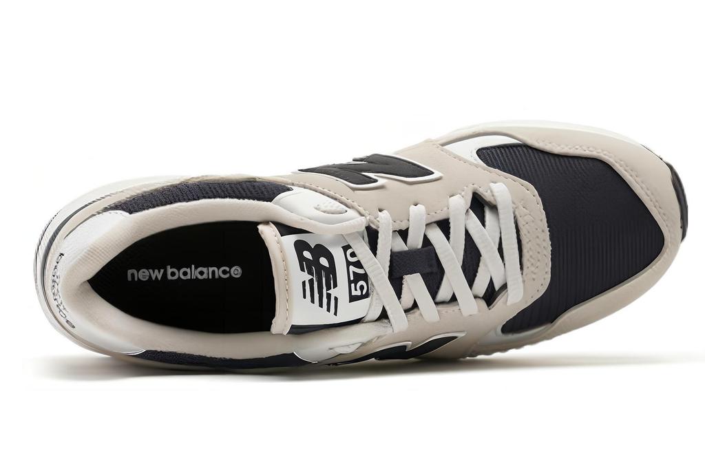New Balance 570 Series Beige Black D Wide 'Creamwhite Black' ML570BNA