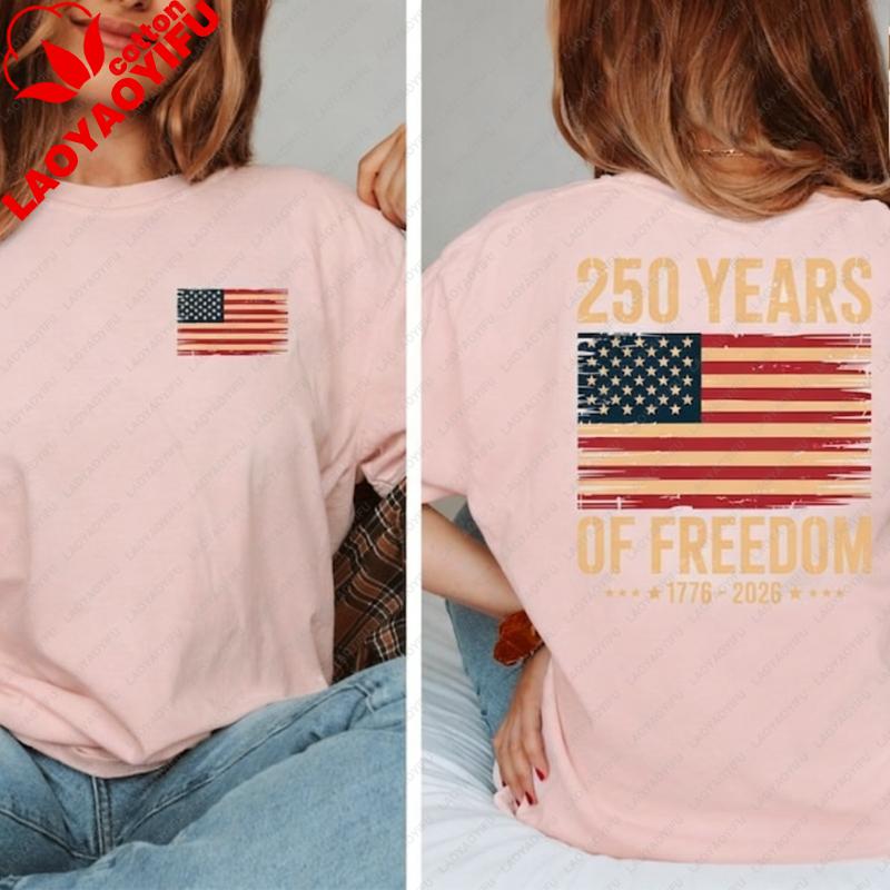

Independence Day Freedom TShirt Birthday Sweatshirt Gift Flag 17762026 Fourth of July Crewneck Patriotic Tee Gothic Tops Y2k 3XL