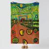 Κουβέρτα Friedensreich Hundertwasser Μαλακή Ζεστή Φανελένια Πολλαπλών Χρήσεων για Κρεβάτι Καναπέ Γραφείο Κλιματισμό Κουβέρτα για Ύπνο