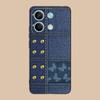 Jeans Texture Mobile Phone Case for POCO F7 F6 F5 F4 F3 F2 Pro GT C75 C71 C65 C61 C40 Pro Ultra Colorful Printing Cover Pretty