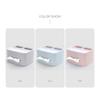 Multifunctional Facial Tissue Box Cover Napkin Holder Dispenser Storage Box Case Caddy Organizer with Removable Jewery Tray for Vanity Countertops